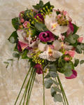 Wedding Bouquet of Cymbidium and Zantedeschia - CODE 7108